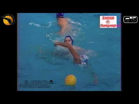 Vougligmeni 7 Olimpiacos 6 Final Greek league 1992 water polo