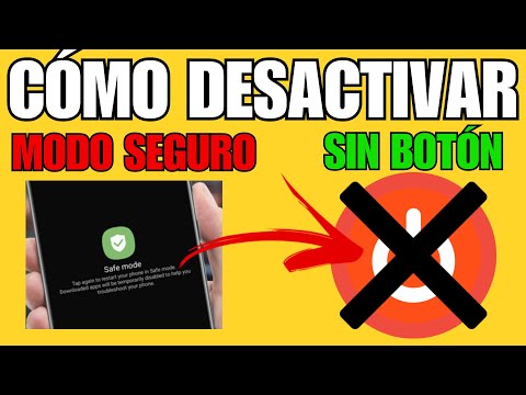 CÓMO DESACTIVAR EL MODO SEGURO SIN EL BOTÓN DE ENCENDIDO