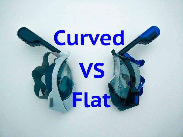 Flat vs Curved Snorkel Masks