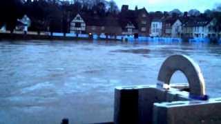 preview picture of video 'BEWDLEY FLOOD FEB9TH 2014  PART 1'