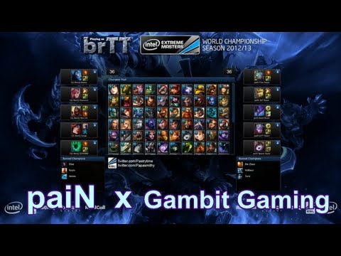 League of Legends: paiN x Gambit Gaming (Compact)  IEM World Championship 2012-2013