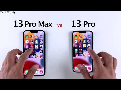 iPhone 13 Pro Max vs 13 Pro SPEED TEST
