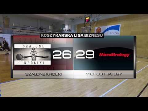 Szalone Króliki vs Microstrategy - I kolejka - III Liga Warszawa - Koszykarska Liga Biznesu