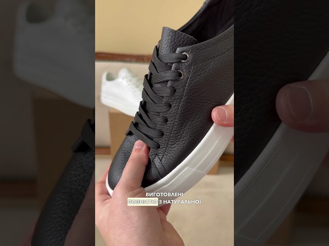 Чоботи жіночі шкіряні байка хутро 592641 Чорний Кеди чоловічі шкіряні 585615 Чорні