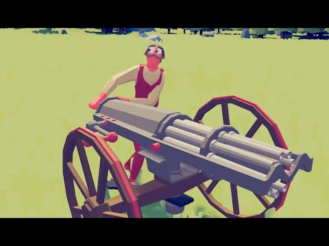 [TABS] One Hit Wonders #1 - Rapidfire Gatling Gun is INSANE! - Totally Accurate Battle Simulator