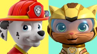 Leo & Marshall Ferris Wheel Frenzy 🎡 + More Cartoons for Kids | PAW Patrol Cat Pack