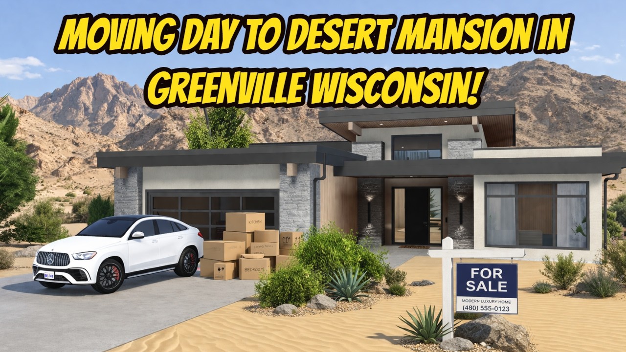 *NEW* Greenville Wisconsin Rich Family Moving Day to Desert Mansion Roblox Roleplay Update
