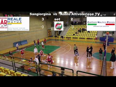 °Serie  B Femminile   Sangiorgina vs  Asolo Altivoleriese TV