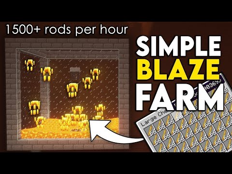 OinkOink - Minecraft 1.20 Blaze XP Farm Tutorial - 1000+ Rods Per Hour