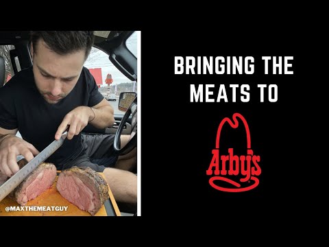 BRINGING THE MEATS to Arby's: Car Cooking pt3 #shorts