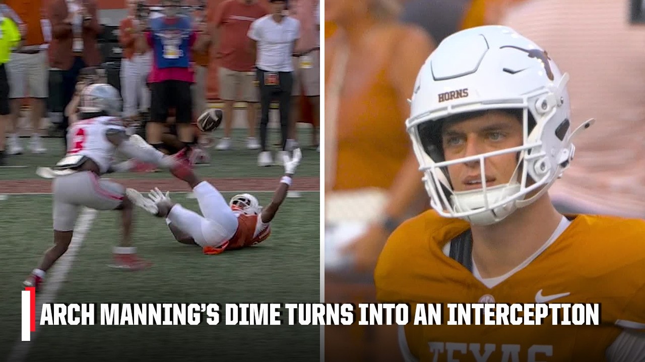 Arch Mannings DROPS A DIME but Ohio State gets the INTERCEPTION 🤯 | ESPN College Football