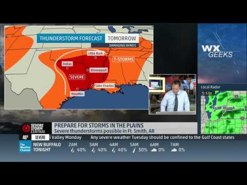 the weather channel storms in the plains 10 April 2016