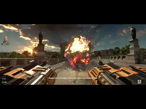 Serious Sam 4 - Chapter 8 Machina Ex Deus: Clear Bridge with Nonna Kleer Skeleton Stampede (2020)