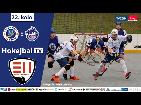 Highlights 22. kola Extraligy Hokejbalu - HBC Most vs. Elba DDM Ústí nad Labem | 15.4. 2022