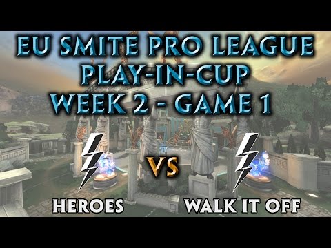 EU Pro League Play-In-Cup Week 2 - Heroes N Zeroes vs Walk it Off
