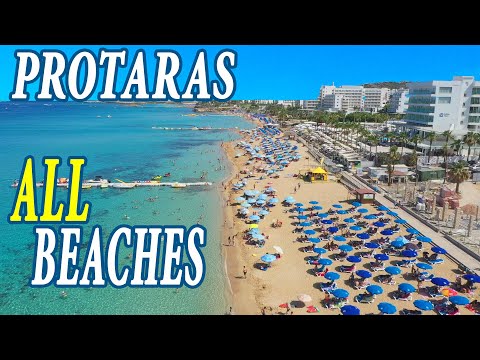 All Protaras beaches Cyprus | Drone Review