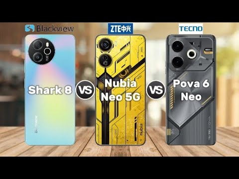 blackview shark 8 vs zte nubia neo 5g vs tecno pova 6 neo