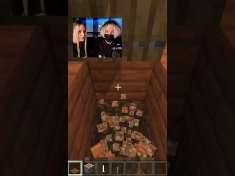 A prank on a villager in Minecraft  #Shorts