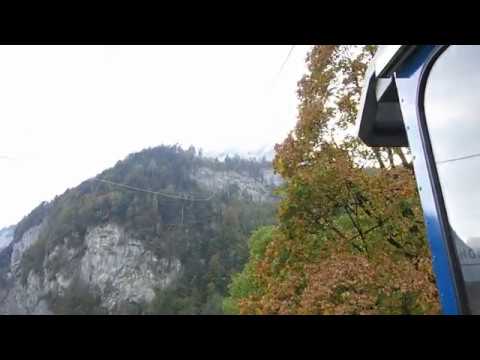 Luftseilbahn Mettlen - Rugisbalm Bergfahrt - cable car Switzerland