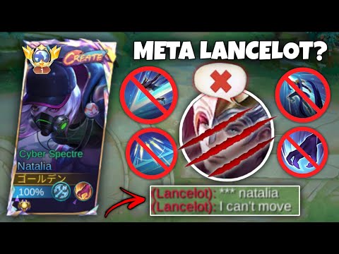 Goodbye META Lancelot 💀 | How to Tame This ANNOYING Assassin Using Natalia! 😈 | Mobile Legends