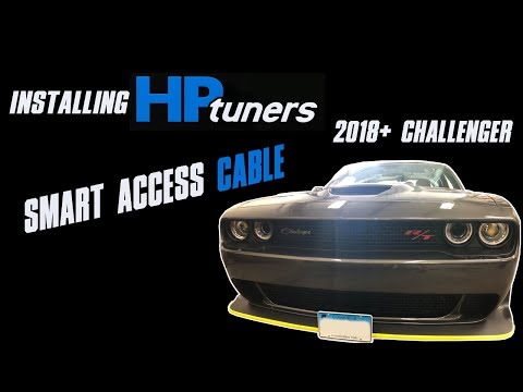 How to install the HP Tuners Smart Access Cable 2018+ Dodge Challenger