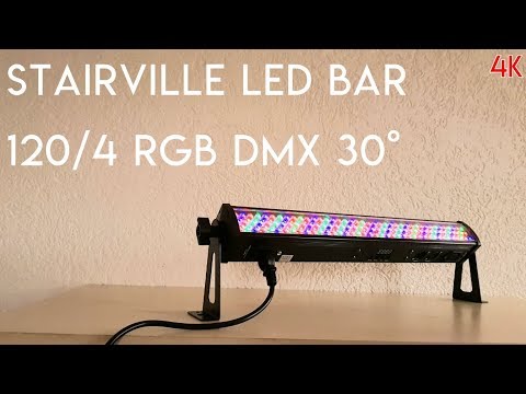 Unboxing/Test Stairville LED BAR 120/4 RGB DMX 30° 0,5m