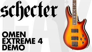 Video thumbnail for Schecter - Omen Extreme 4 Demo at GAK by GAK