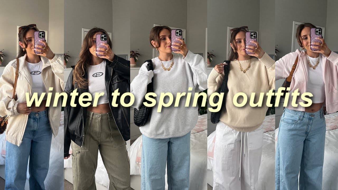 15+ CASUAL WINTER TO SPRING OUTFITS 🌷 EVERYDAY WEARABLE SPRING OUTFIT IDEAS (2024 FASHION TRENDS)