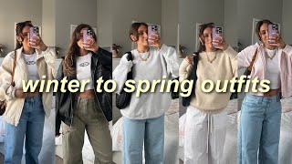 15+ CASUAL WINTER TO SPRING OUTFITS 🌷 everyday wearable spring outfit ideas (2024 fashion trends)