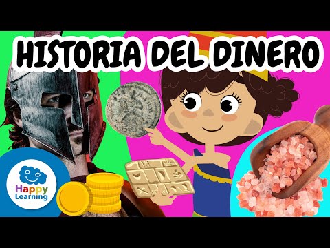 La Historia del Dinero: Del Trueque a los Billetes 💰 Economía para Niños @HappyLearningES