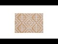 geometrischem Fußmatte Kokos Muster mit