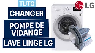 Comment remplacer la pompe de vidange d’un lave-linge LG | Tuto panne vidange