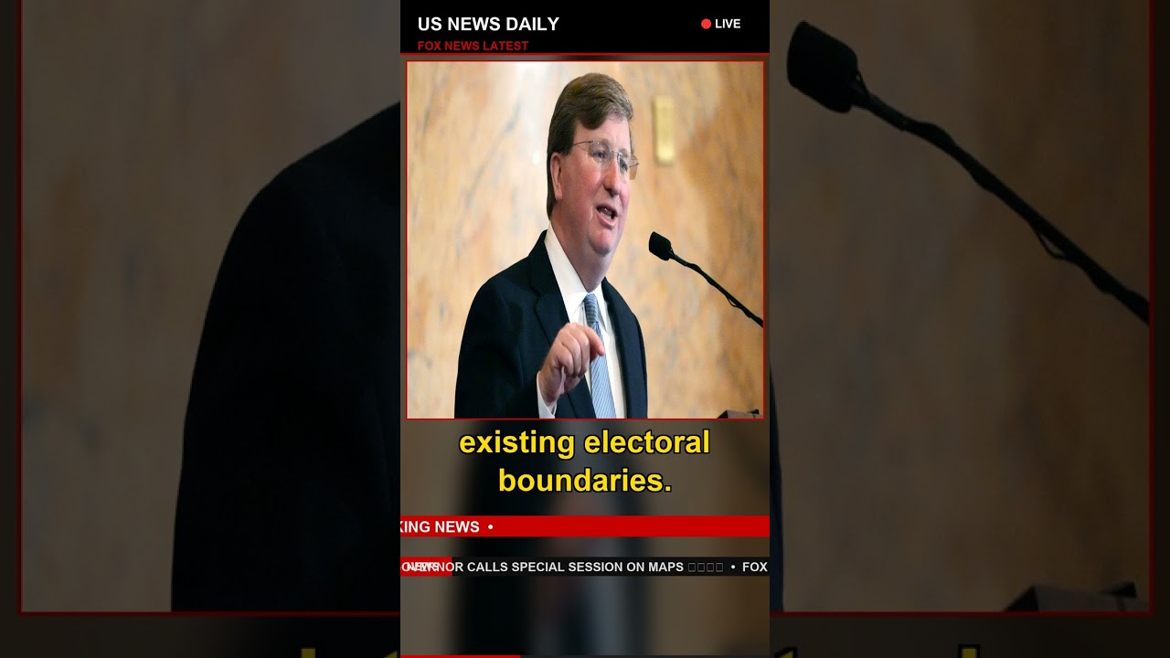 MS Governor Calls Special Session on Maps 🗺️⚖️