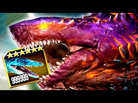 999999 MOSASAURUS vs COLOSSUS 04 MEGALODON BOSS (JURASSIC WORLD)