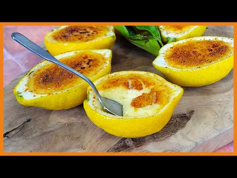 Lemon Curd Brûlée en Coque de Citron | Recette Food’Cuisine
