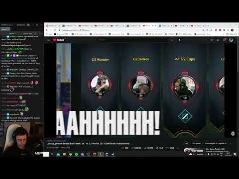 Caedrel Reacts To SKT vs G2 2019 Worlds Semifinals Voicecomms