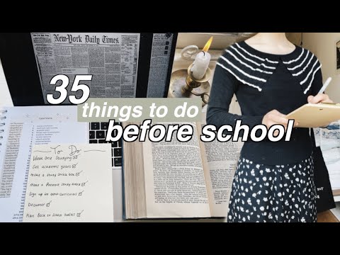 35 things to do before Back to School 2021