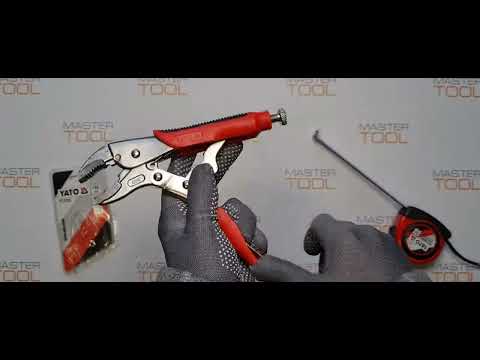 Затискні кліщі YATO 180 мм, Cr-V, нековзаюча ручка [6/36]