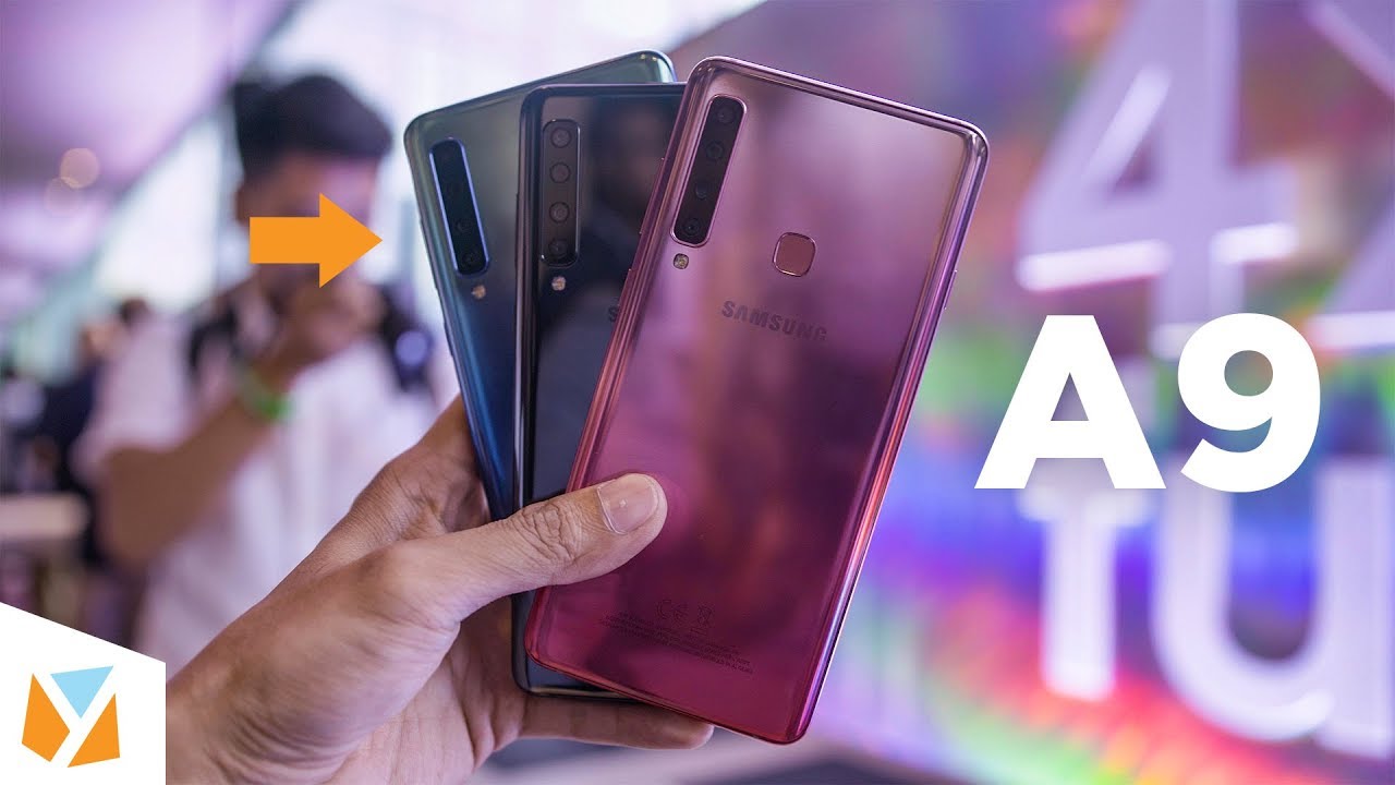 Samsung Galaxy A9 2018 Hands-on Review - World's first Quad Camera Smartphone