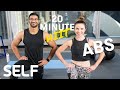 20 Minute HIIT Abs Focused Bodyweight Workout - No Equipment at Home With Warm-Up & Cool-Down | SELF