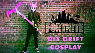 DIY DRIFT COSPLAY FROM FORTNITE - MAKING THE COSTUME  / MASK + AXE