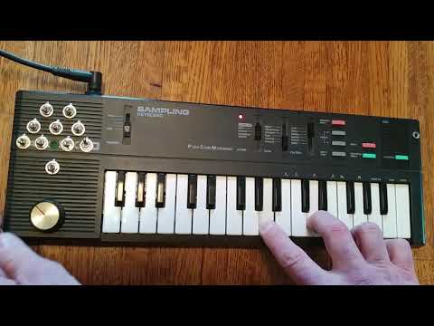 CASIO SK 10 32-KEY SAMPLING KEYBOARD SAMPLER BITS image 5