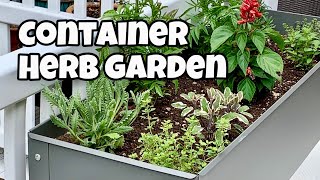 How to Plant a Kitchen Herb Garden for Beginners - Container Gardening