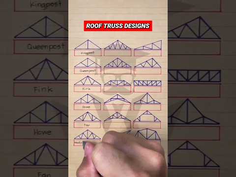 Different Designs of Structural Roof Trusses