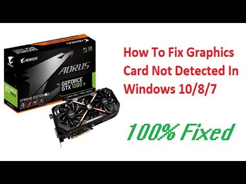 How To Fix Graphics Card Not Detected In Windows 10/8/7 | HowTo.com.pk