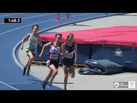 U14 Mens 800m - Final - 2018 Australian Junior Athletics Championships