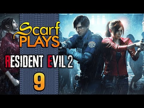 Ep9 - Stuck Between William and a Hot Place - ScarfPLAYS Resident Evil 2 - Claire