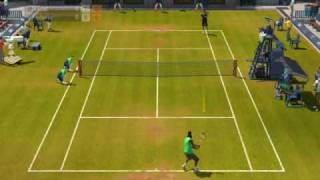 Virtua Tennis 2009: Nadal vs Federer Gameplay