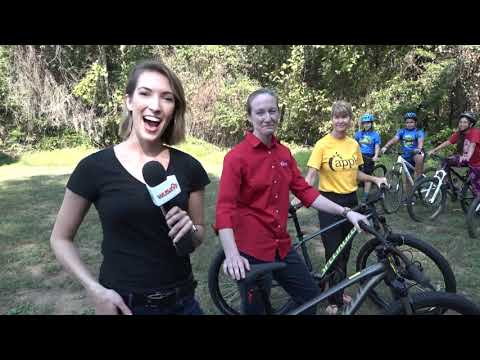 Thumbnail for the link of Apple Donates Bikes to Trails for Youth video