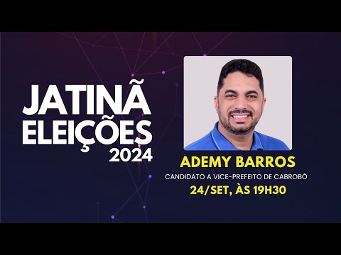 Entrevista com Dr Ademy Barros - UNIÃO BRASIL- Cand. a vice-prefeito de Cabrobó